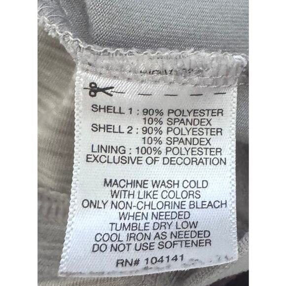 Koppen Womens Small Silver Gray Full Zip Athletic Jacket with Pockets - Picture 5 of 7